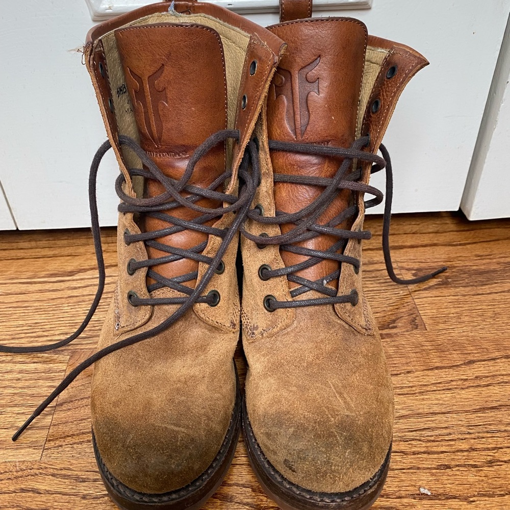 Frye Chelsea Combat Boots